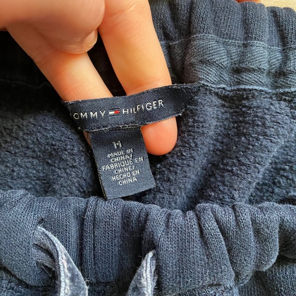TOMMY HILFIGER Navy Blue Logo Sweatpants - Picture 4 of 6